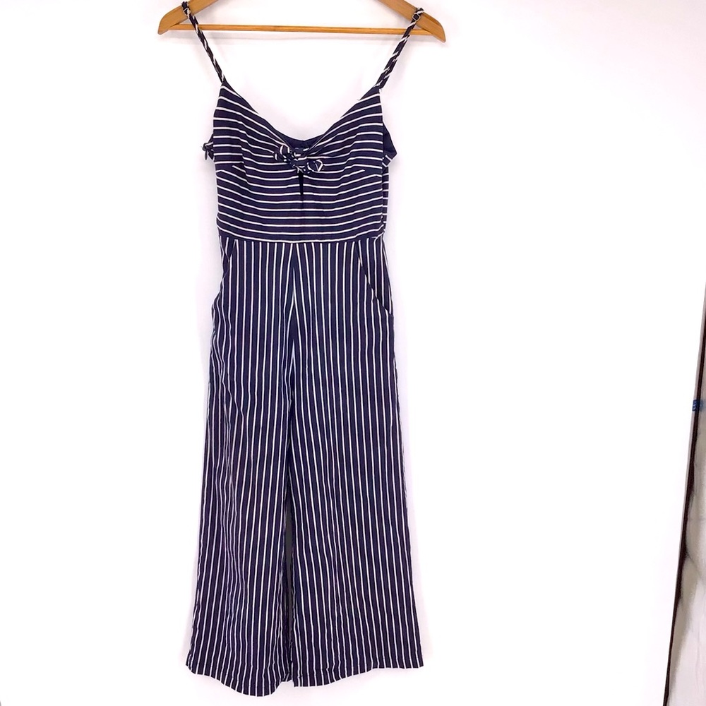 Nectar Clothing Sleeveless Striped Boho Jumpsuit Size Small